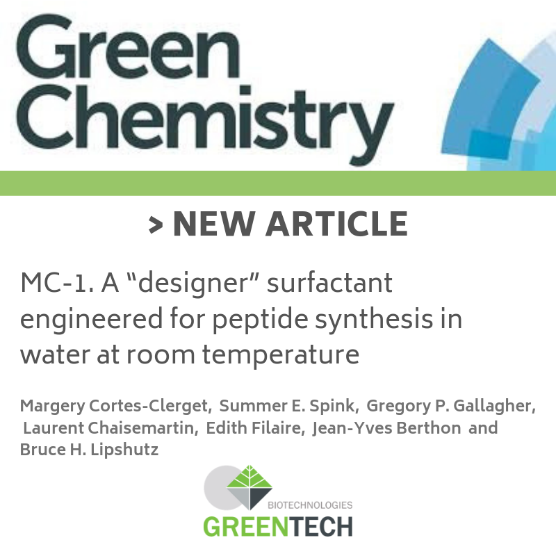 Green Chemistry Mc 1 A Designer Surfactant Engineered
