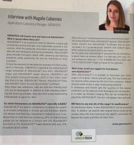 Article Magalie Cabannes sofw journal 2019