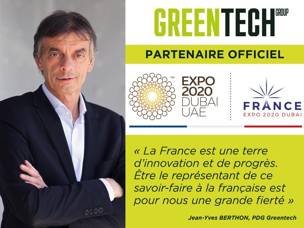 Greentech partenaire officiel de l'Exposition Universelle de Dubaï