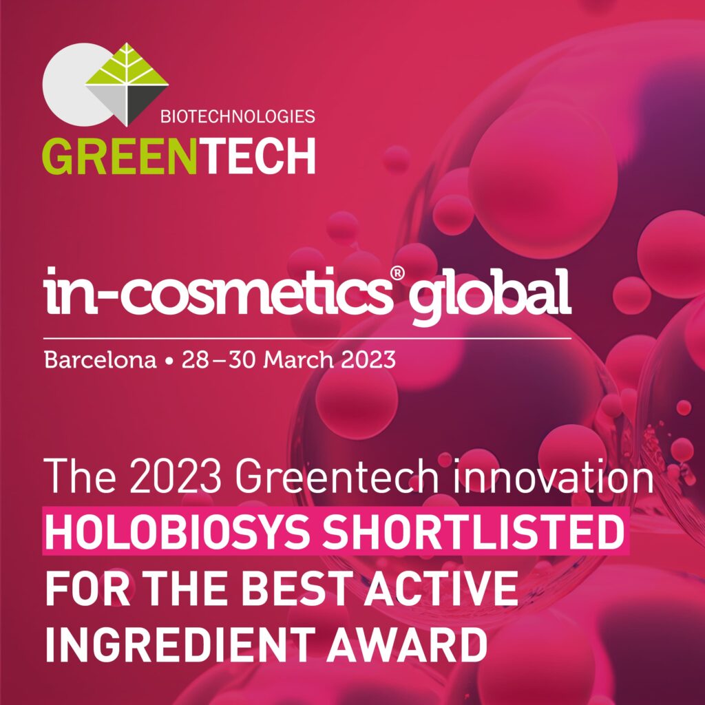Greentech short-listé pour les In-Cosmetics Awards
